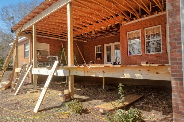 Porch Columns Installation in Lenexa