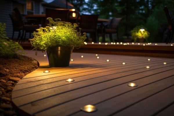 Ground Level Deck Construction in Lenexa